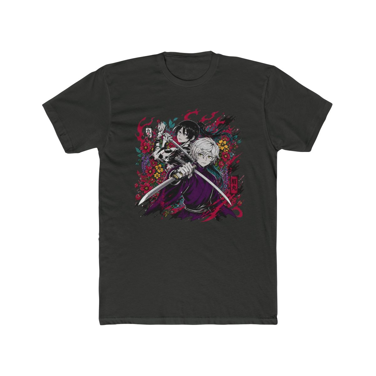 Gabimaru T Shirt, Hell's Paradise Jigokuraku Manga Anime Shirt,Charcoal color,size XL | Hell's Paradise: Jigokuraku - alternate angle 5, merchandise
