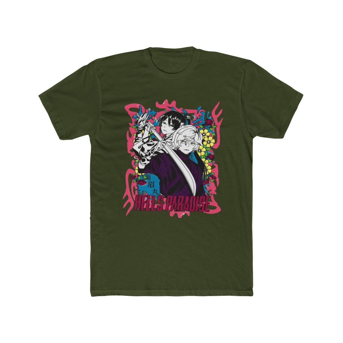 Gabimaru T Shirt, Hell's Paradise Jigokuraku Manga Anime Shirt | Hell's Paradise: Jigokuraku - alternate angle 4, merchandise